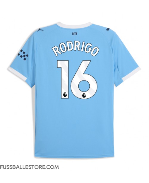 Günstige Manchester City Rodri Hernandez #16 Heimtrikot 2025-26 Kurzarm Günstige Manchester City Rodri Hernandez #16 Heimtrikot 2025-26 Kurzarm